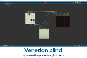 Venetian blind (conventional electrical circuit)